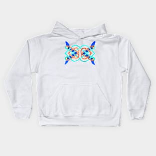 Celtic tracery 4 colors Kids Hoodie